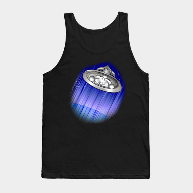 Flying Saucer Tank Top by the Mad Artist